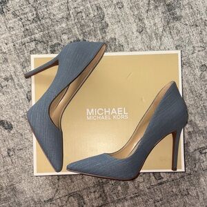 Michael Kors denim Women's Heels